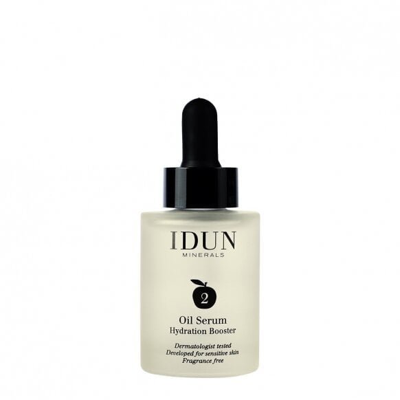 IDUN Minerals aliejinis drėkinamasis veido serumas, 30 ml