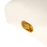 Kosmetologinis krėslas Sillon Umbra, white and gold - Image 3